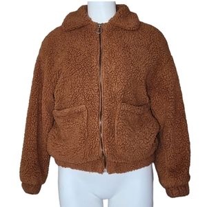 Women's teddy jacket. Size Small.